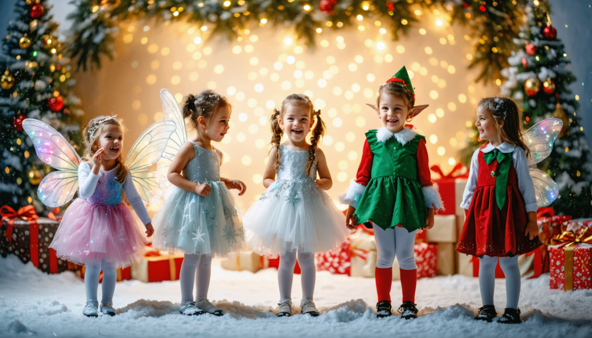 découvrez des costumes féeriques pour les spectacles de noël à l'école et apportez un enchantement magique à vos fêtes scolaires.
