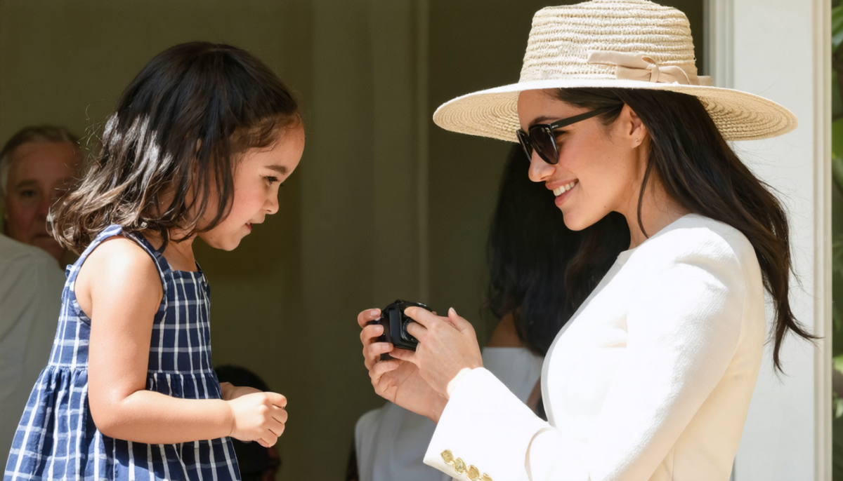 découvrez comment meghan markle adopte une tendance populaire et partage une photo touchante prise par sa fille, une image pleine d'émotion à ne pas manquer.