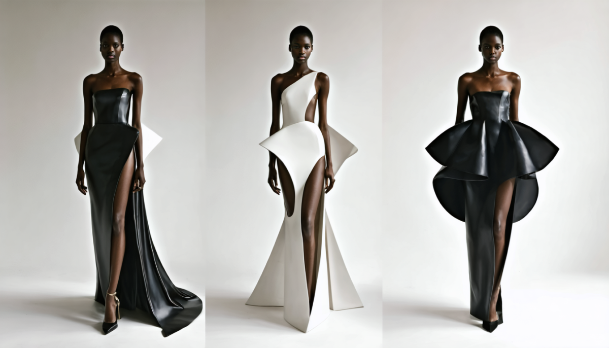 découvrez les robes sculpturales signées la maison misciano, où le volume et la coupe s'harmonisent pour sublimer l'art de la silhouette.