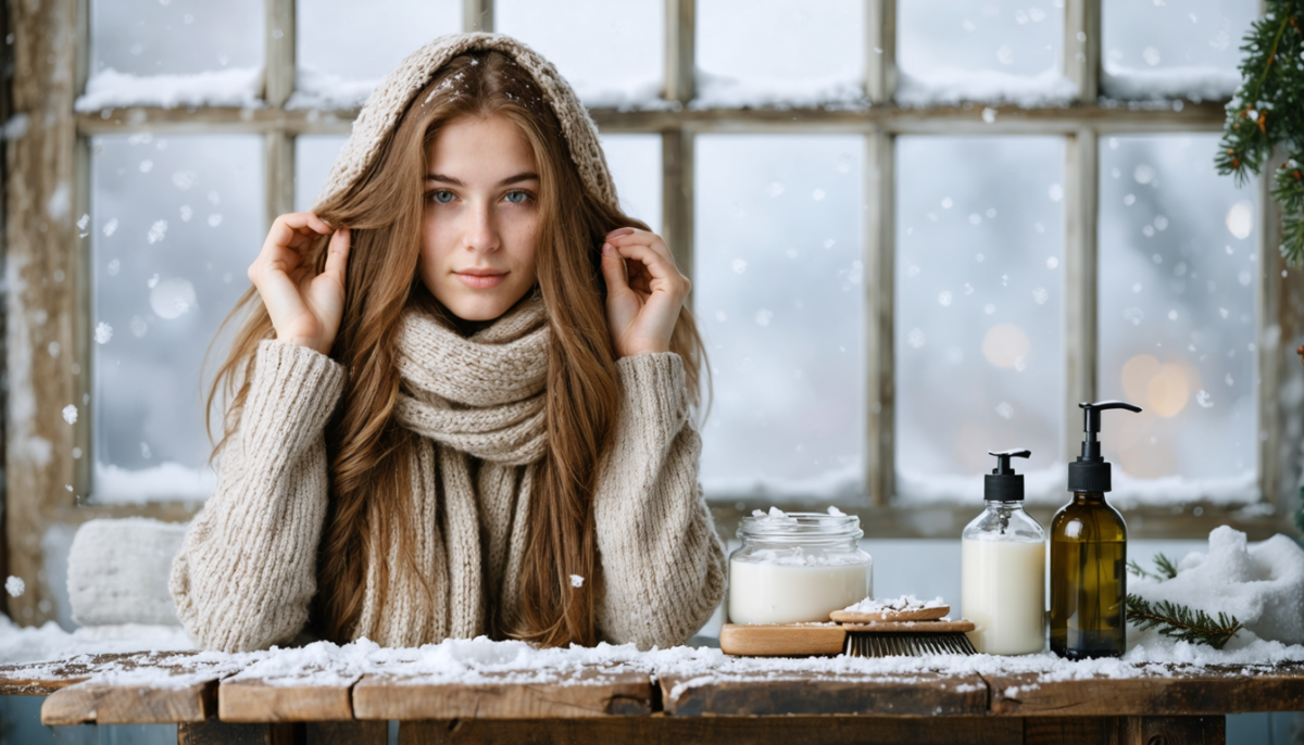 découvrez nos astuces pour protéger et nourrir vos cheveux pendant l'hiver et garder une crinière éclatante malgré le froid.