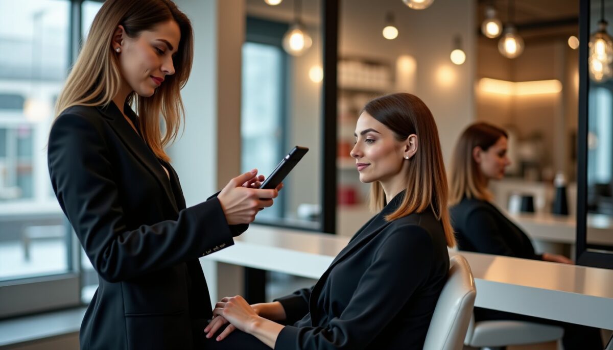Salon moderne : comment la digitalisation révolutionne l'expérience cliente pour les professionnels