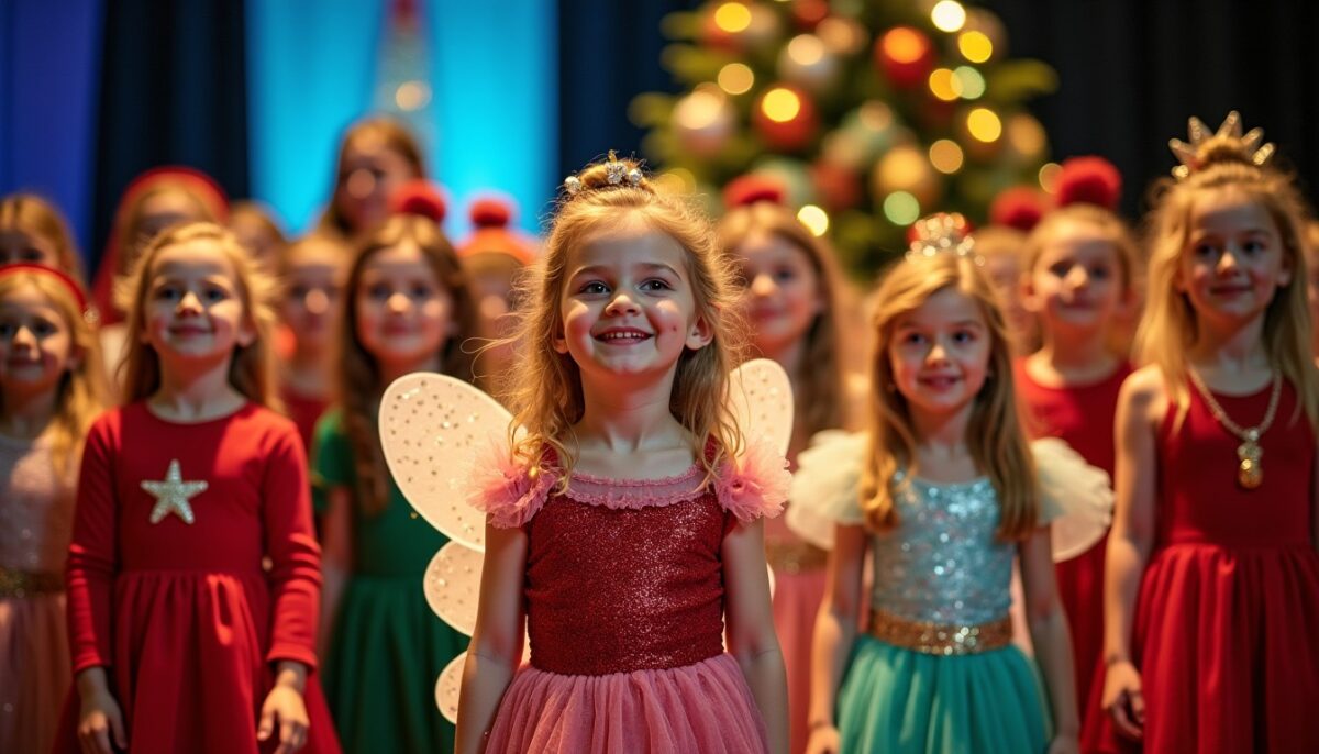 L'enchantement des fêtes : costumes féeriques pour les spectacles de Noël à l'école
