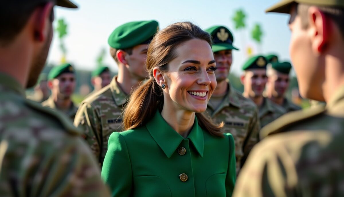Kate Middleton s'envole en mission solo pour fêter la Saint-Patrick avec les soldats