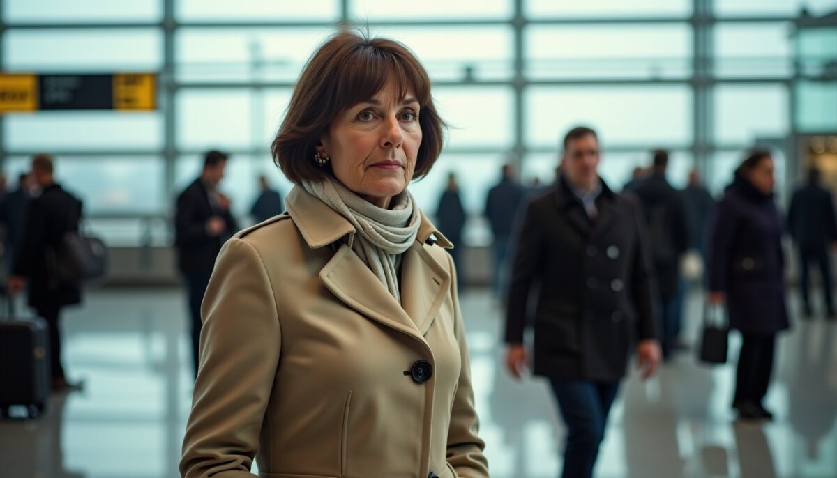 Camilla Parker Bowles capturée en solo à l’aéroport : une rencontre inattendue qui intrigue les passagers